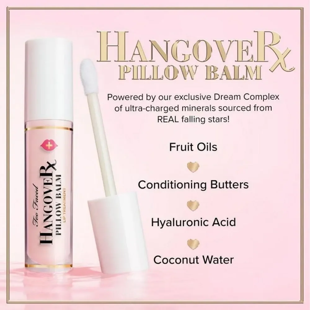 New Too FacedHangover Pillow Balm Ultra-Hydrating Lip Balm - Mango Kiss